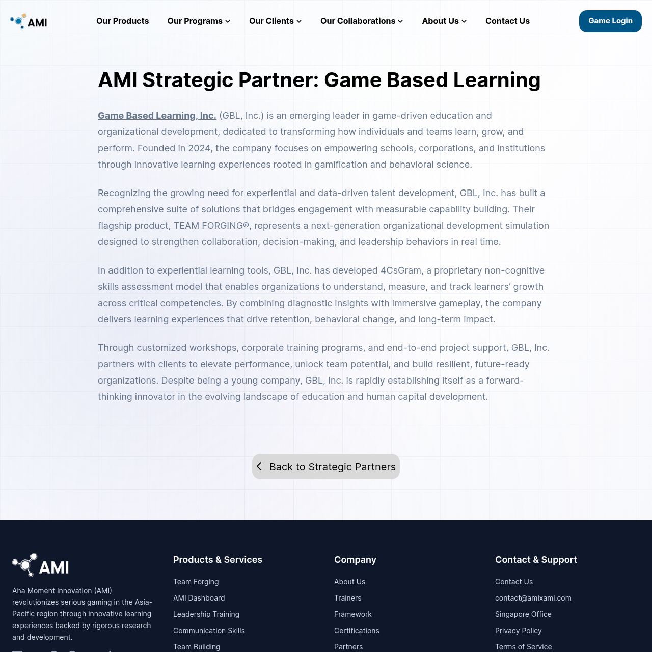 Aha Moment Innovation Pte. Ltd. (AMI)