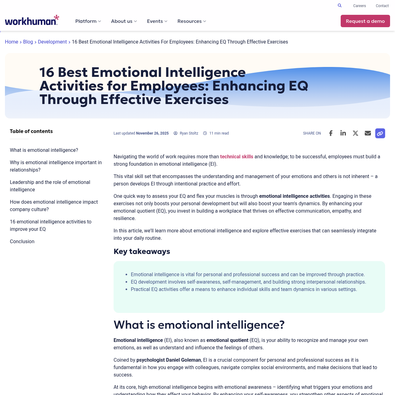 16 Best Emotional Intelligence Activities for Employees & Better Team Dynamics interface